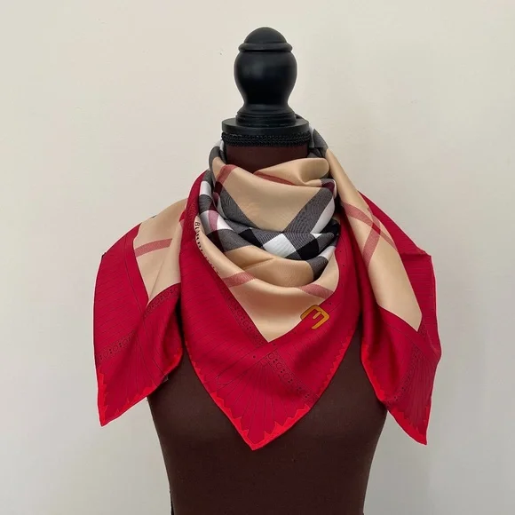 Burberry Silk Scarf - Picture 11 of 13
